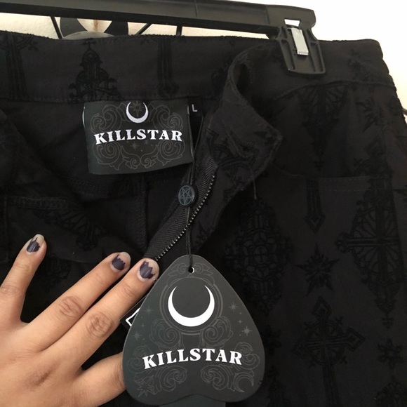 Killstar cross print pants - Picture 3 of 4